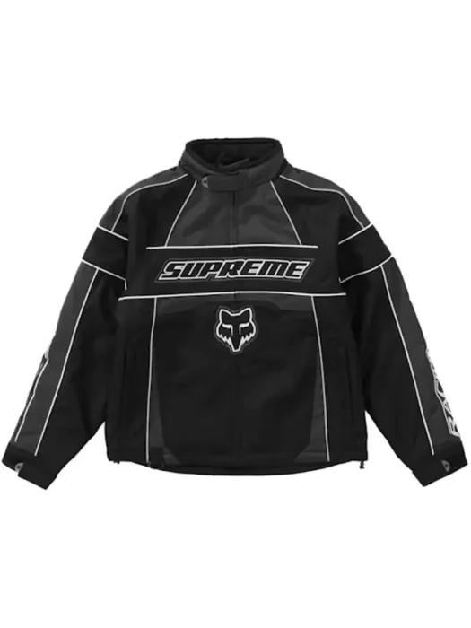 Supreme Fox Racing Black Hooded Jacket