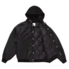 Supreme Hooded Stadium Hooded Black Jacket