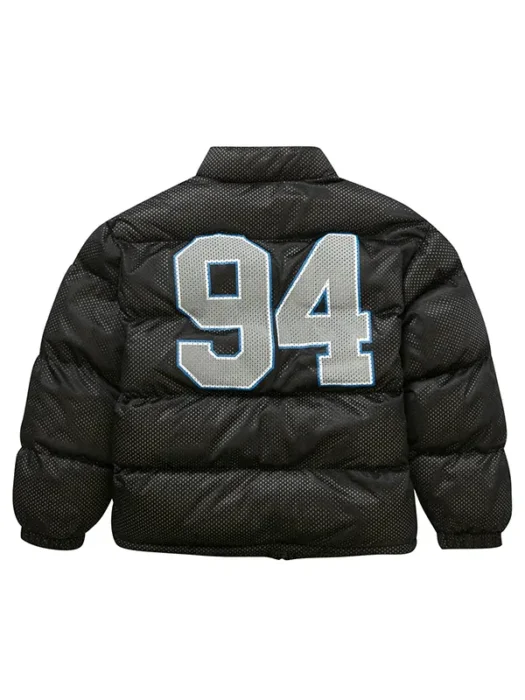 Supreme Mesh Jersey Puffer Jacket Back