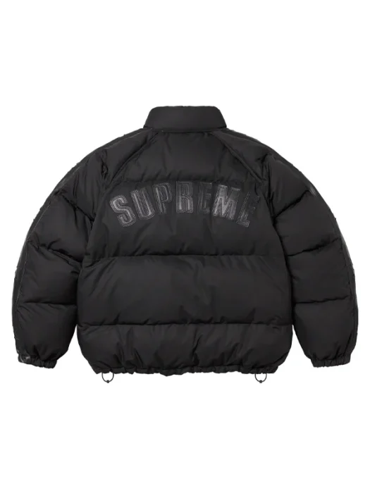 Supreme- Star Sleeve Down Black Puffer Jacket