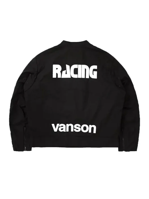 Supreme Vanson Racing Black Jacket Back