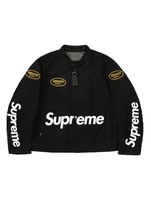 Supreme Vanson Racing Jacket Black