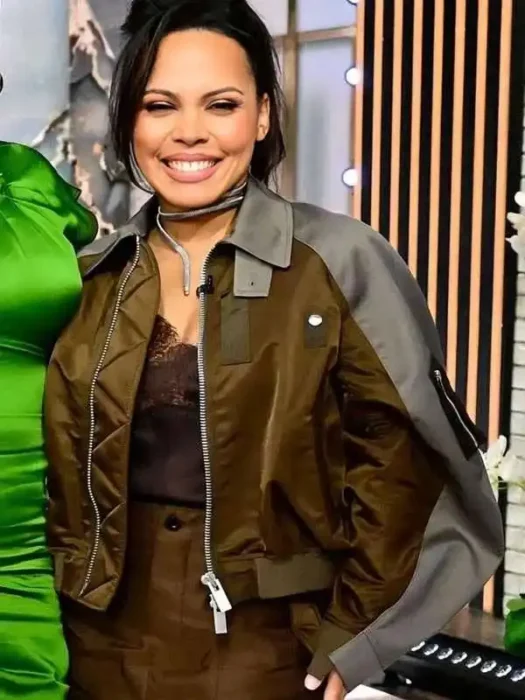 Tamron Hall Show Amirah Vann Oyeku Bomber Jacket