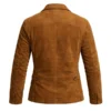 The Adventures of Cliff Booth Brown Suede Jacket
