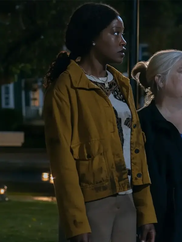 The Burbs Keke Palmer Mustard Jacket