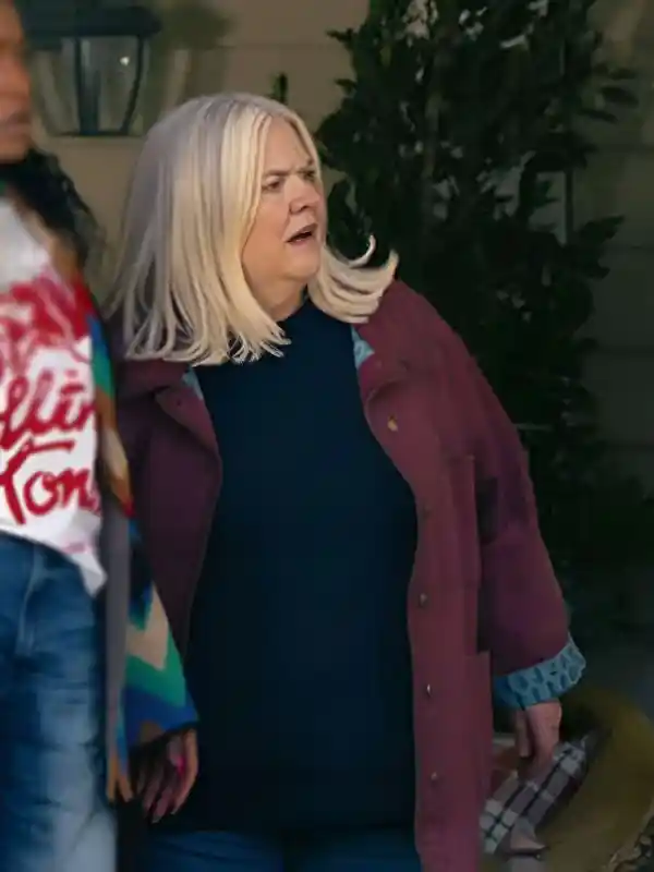 The Burbs S01 Dana Maroon Cotton Jacket