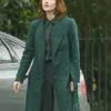 The Capture S03 Holliday Grainger Green Coat