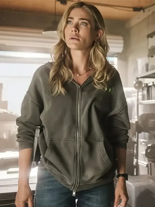 The Hunting Party Rebecca Henderson Grey Hoodie