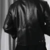 The Manipulated Ji Chang Wook Black leather Jacket Back