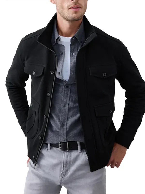 The Road S01 Adam Sanders Black Jacket