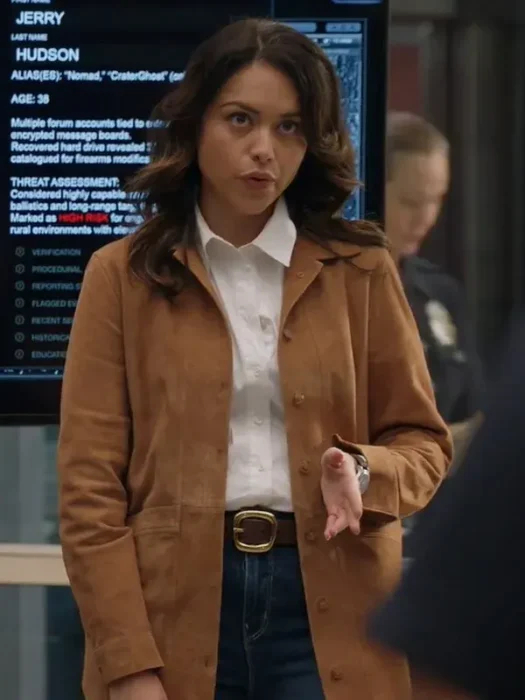 The Rookie Alyssa Diaz Suede Leather Jacket