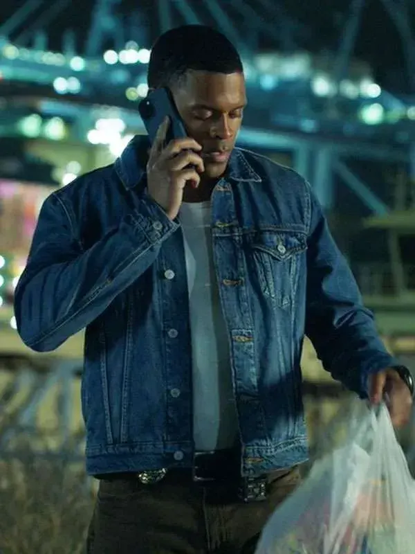 The Rookie Deric Augustine Blue Denim Jacket