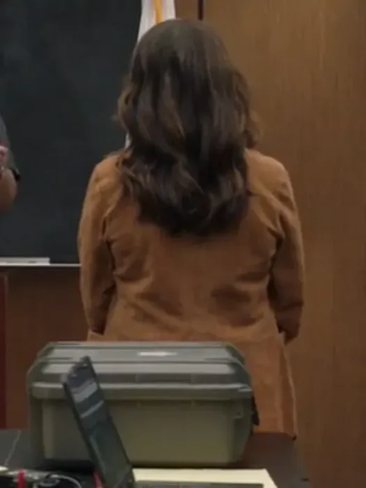 The Rookie S08 Alyssa Diaz Suede Leather Jacket back