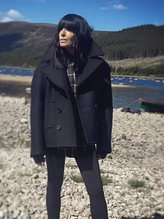 The Traitors Claudia Winkleman Peacoat
