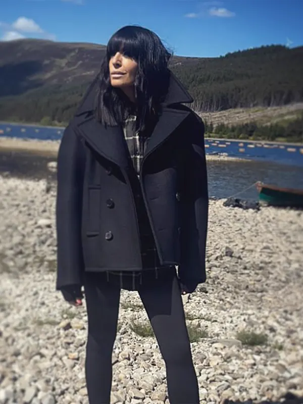 The Traitors Claudia Winkleman Peacoat