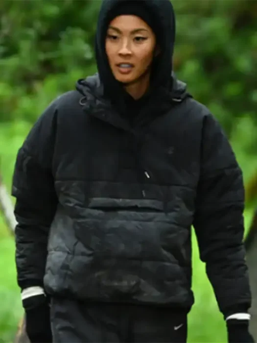 The Traitors Kristen Kish Black Hooded Jacket
