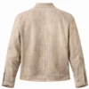 The Wrecking Crew Jason Momoa Beige Jacket Back