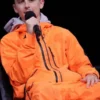 Timothée Chalamet Marty Supreme Orange Track Jacket