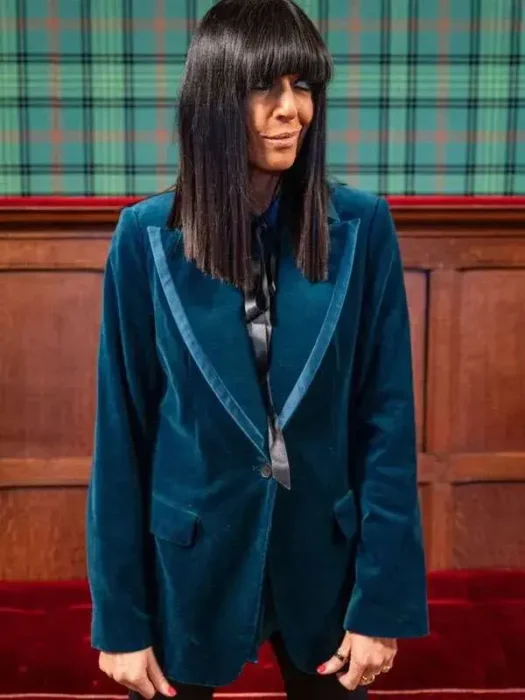 Traitors Claudia Winkleman Blue Blazer