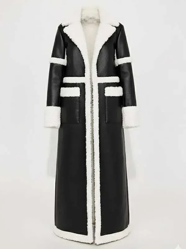 Trisha Mann Beyond the Gates 2025 Shearling Leather Coat