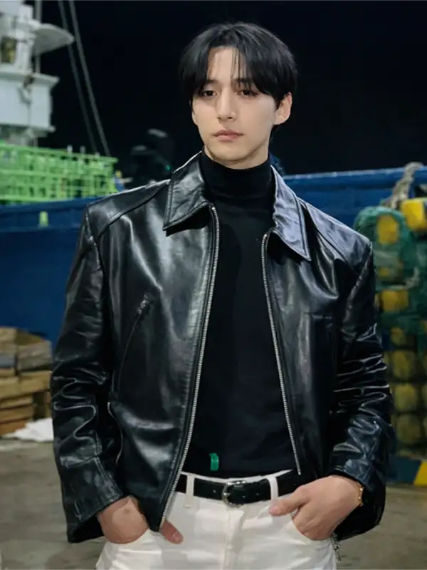 Typhoon Family Lee Jun Ho Classic Black Jacket