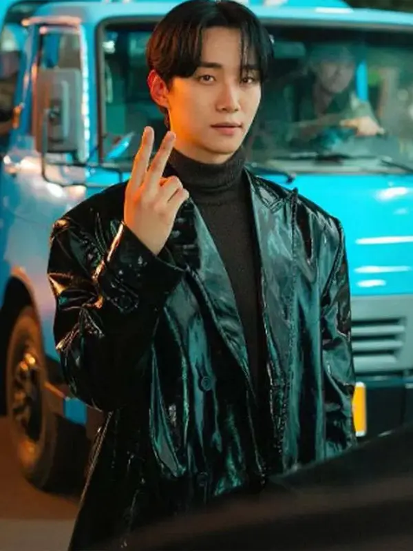 Typhoon Family Lee Jun Ho Leather Coat