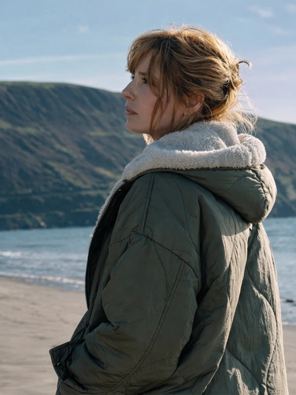 Under Salt Marsh Jackie Ellis Green Puffer Jacket