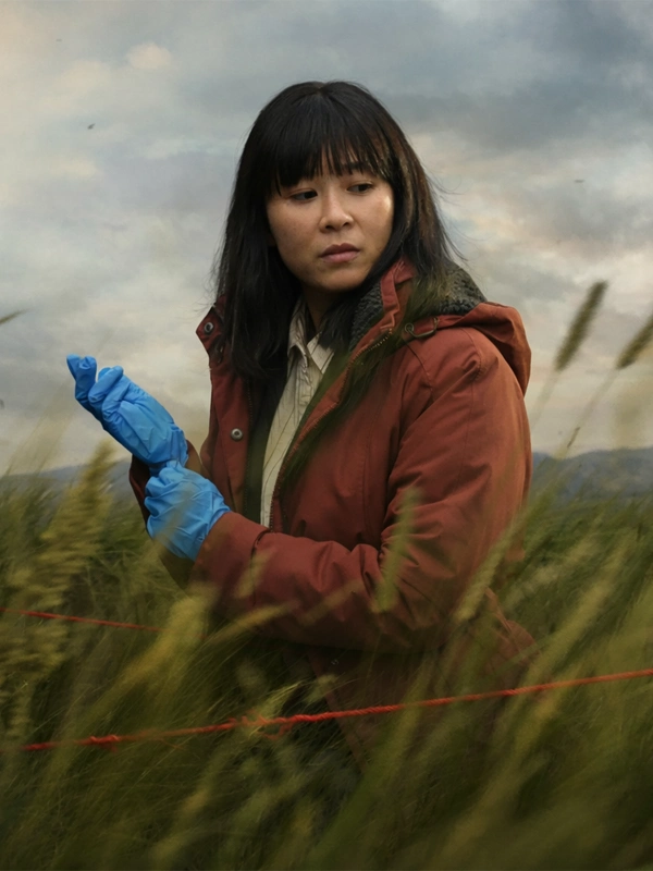 Under Salt Marsh Naomi Yang Maroon Jacket