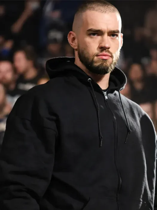 WWE RAW Austin Theory Black Hoodie