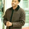 Zack Fox Abbott Elementary Brown Jacket
