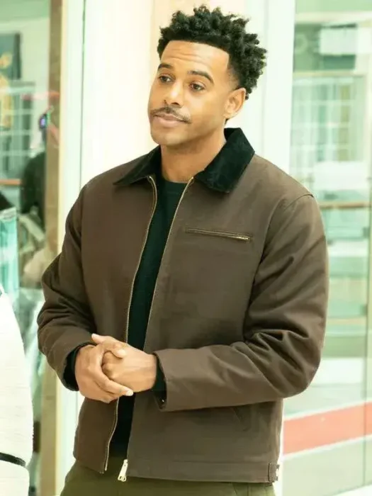 Zack Fox Abbott Elementary Brown Jacket