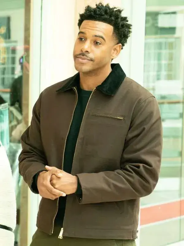 Zack Fox Abbott Elementary Brown Jacket