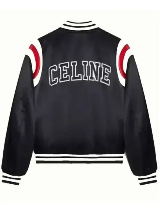 2026 Kim Tae Hyung Black Varsity Jacket Back