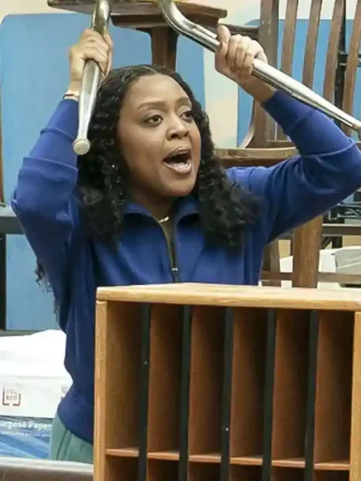 Abbott Elementary S05 Janine Teagues Blue Jacket