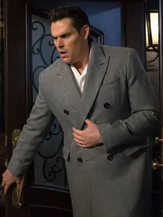 Adam Newman The Young And The Restless Grey Trench Coat