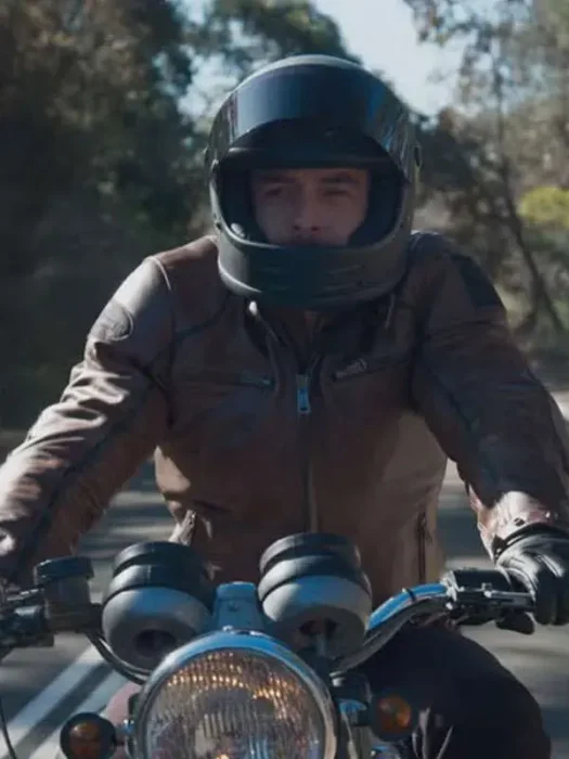 Adam Rowland Home and Away Brown Leather Jacket