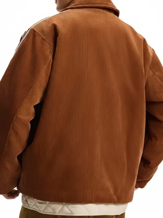 Adidas 2026 CNY Brown Corduroy Jacket Back