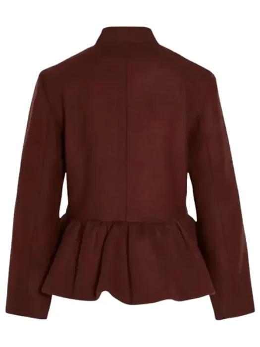 Adidas Chinese New Year Brown Peplum Jacket Back