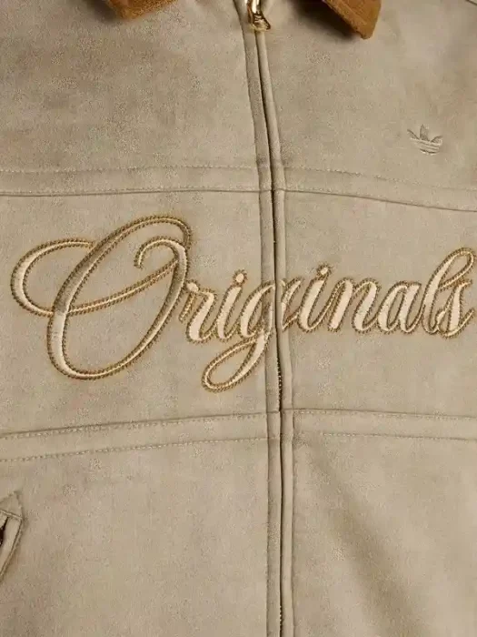 Adidas Chinese New Year Suede Beige Jacket