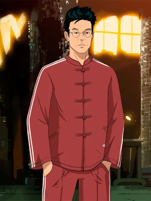 Adidas Edison Chen Striped Brown Chinese Jacket