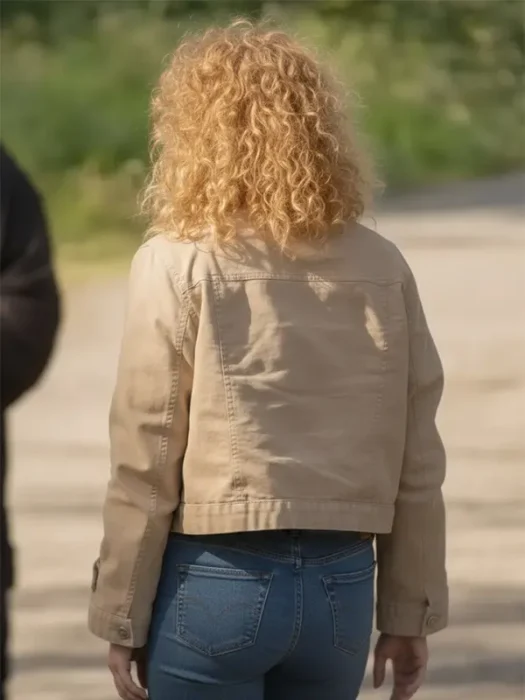 Animal Control Paula Burrows Beige Jacket Back