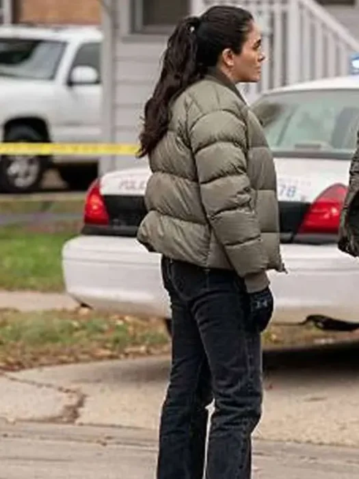 Arienne Mandi Chicago PD S13 Bomber Jacket Back