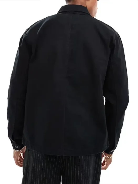 Betrayal S01 Shaun Evans Black Jacket Back