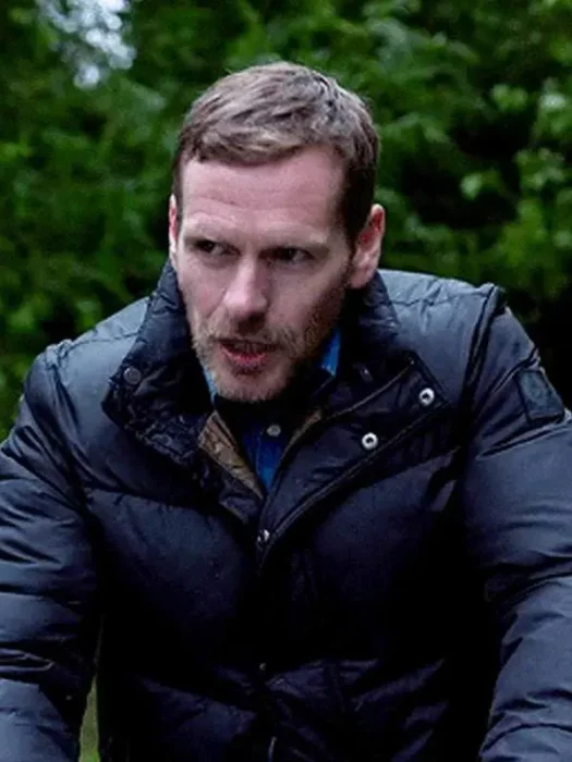 Betrayal S01 Shaun Evans Black Puffer Jacket