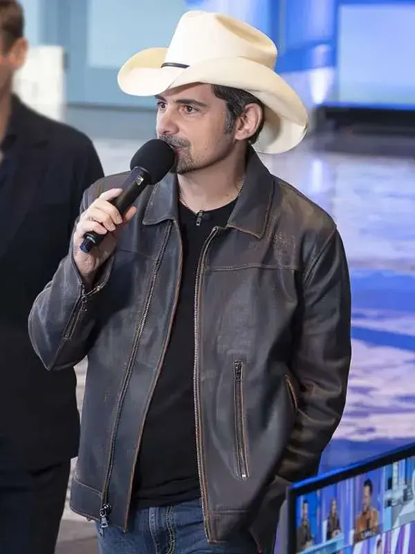 Brad Paisley American Idol Leather Jacket