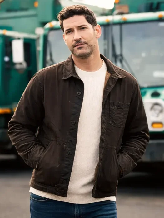 CIA Tom Ellis Dark Brown Cotton Jacket