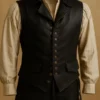 Captain Jack Sparrow Black Leather Vest