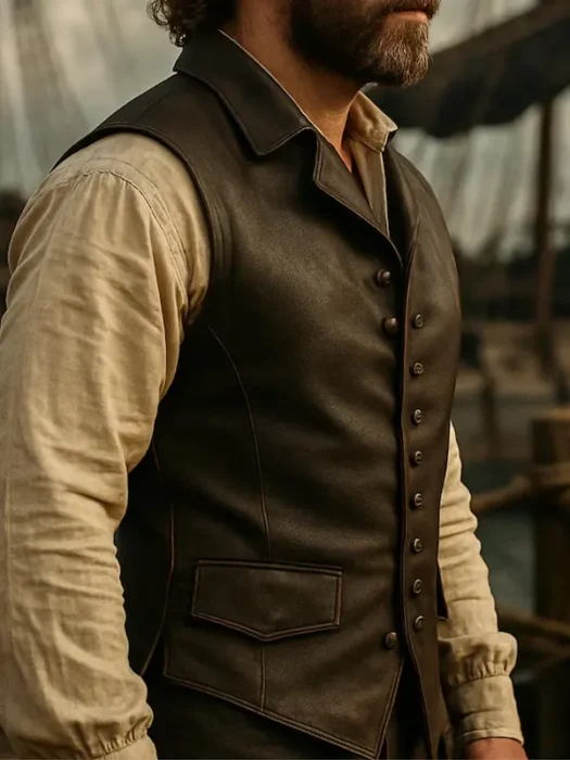 Captain Jack Sparrow Leather Vest