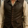Captain Jack Sparrow Men Leather Vest
