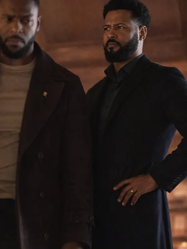 Cross John Sampson Black Wool Coat